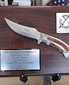 Removeable — Knife — on Plaque