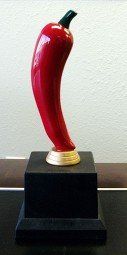 Pepper on Marble Base — Model 51157GS — Black Marble Extra
