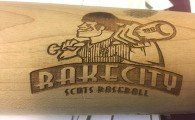 CUSTOMIZED BASEBALL BAT — (Bat supplied by customer)