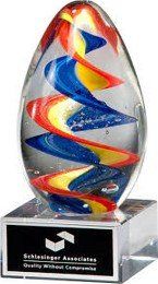 Art Glass Award — Model 2235 — 2.625 X 6