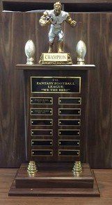 12 MONTH / YEAR — CUSTOM FANTASY — MONSTER — SPORTS TROPHY — DIFFERENT SPORTS AVAILABLE