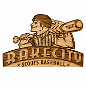 Baseball bat with laser engraving